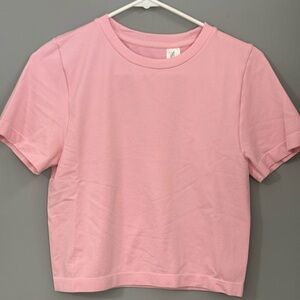 Pink spandex shirt